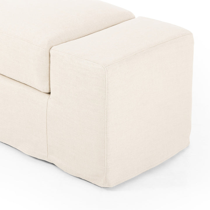 Wynn Arm Slipcover Accent Bench