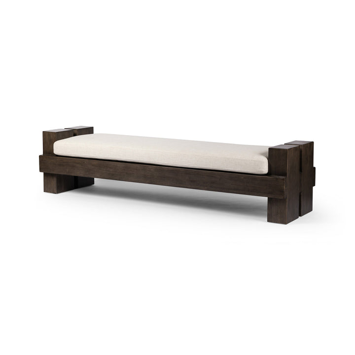 H Wood Accent Bench