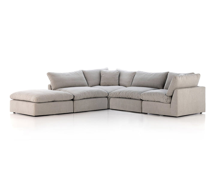 Jobs 4-Piece Sectional W/ Ottoman