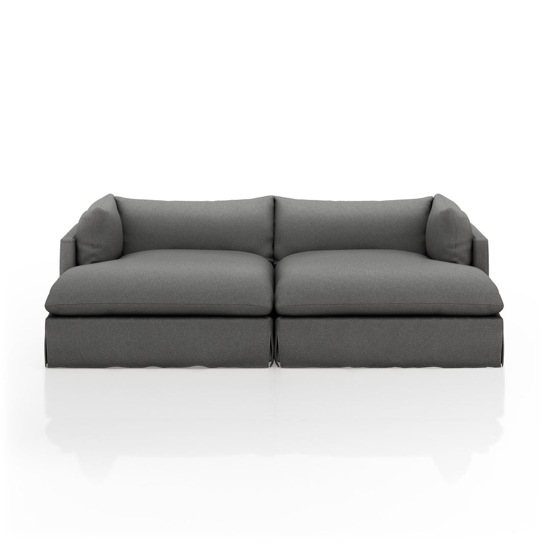 Adele Slipcover Double Chaise Sectional