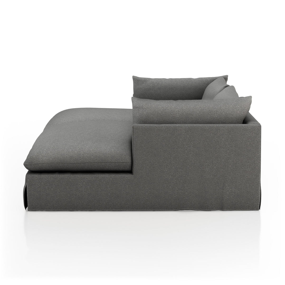 Adele Slipcover Double Chaise Sectional