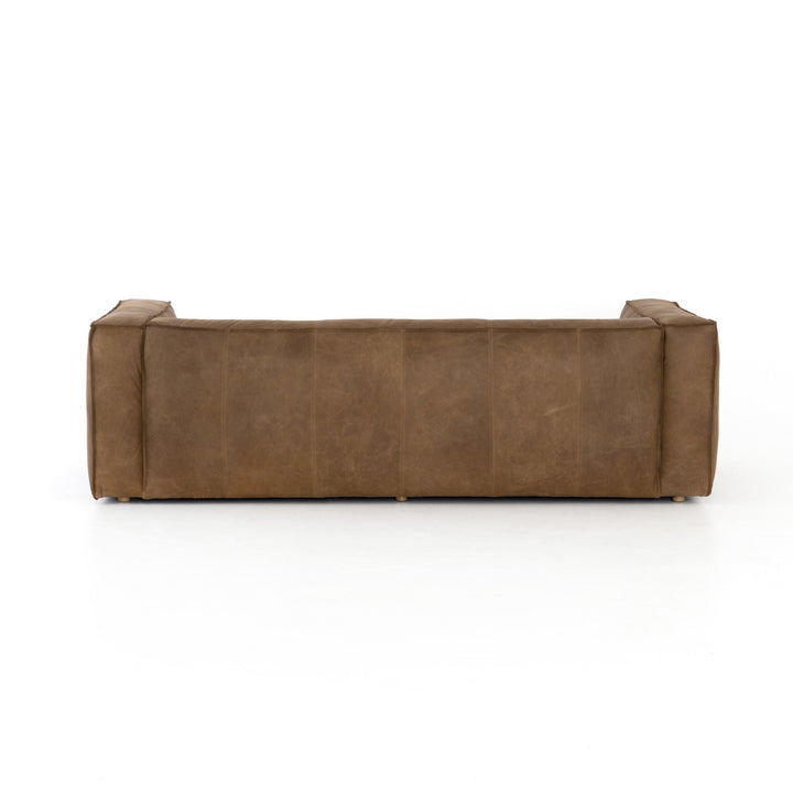 Leather Reverse Stitch Sofa