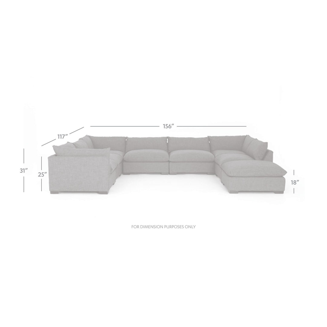 Woodstock 7-Piece Sectional W/ Ottoman